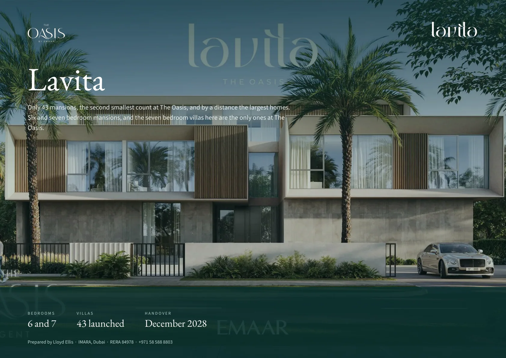 Lavita brochure cover