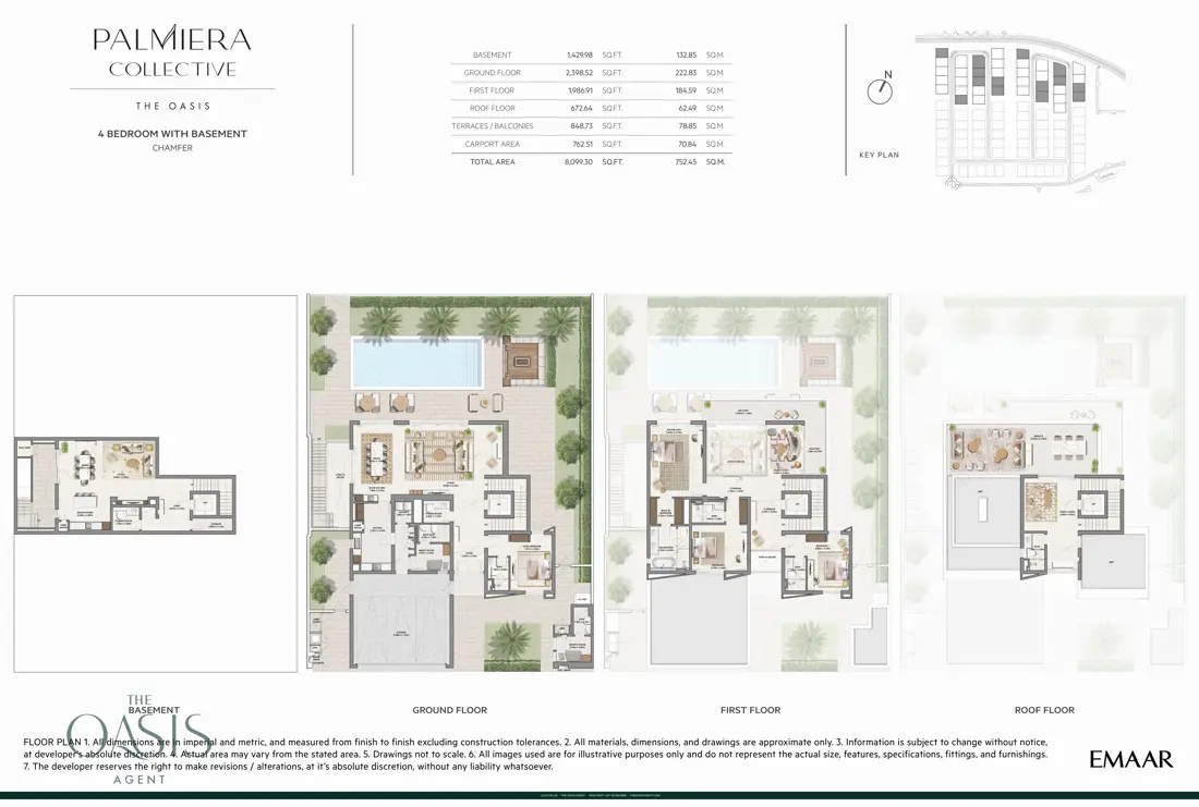 Chamfer floor plan