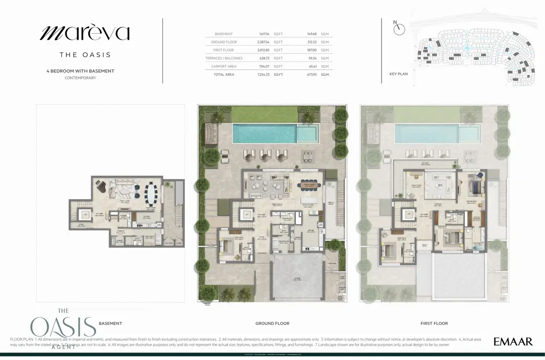 4 bedroom basement contemporary floor plan