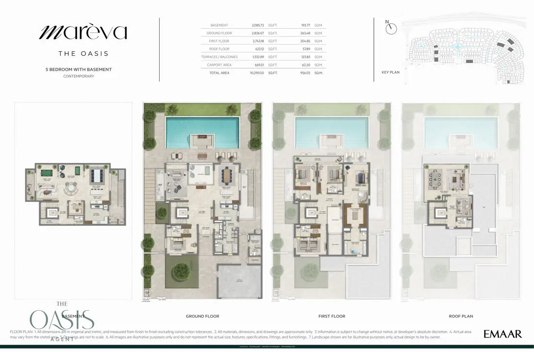 5 bedroom basement contemporary floor plan