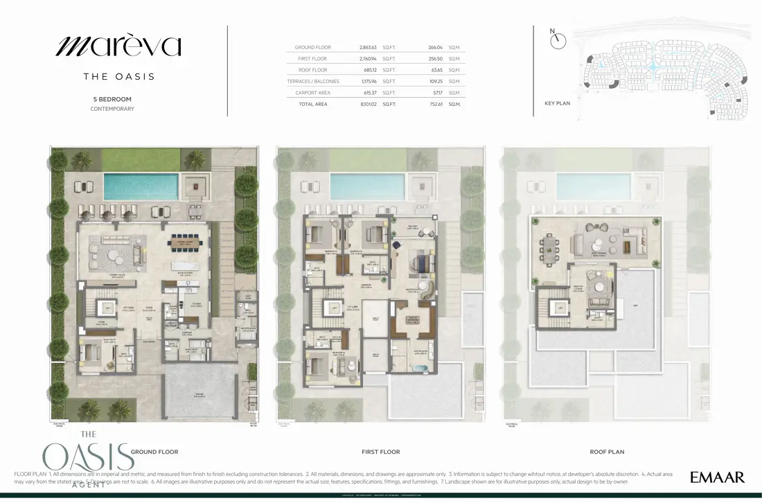5 bedroom contemporary floor plan