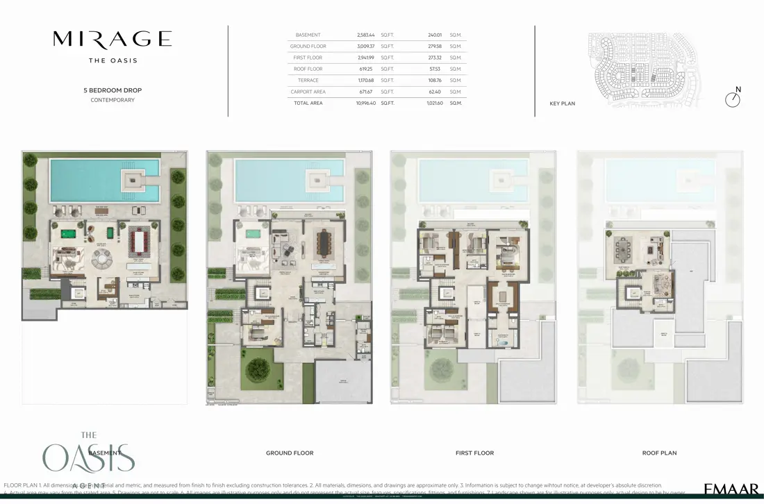 5 bedroom drop contemporary floor plan