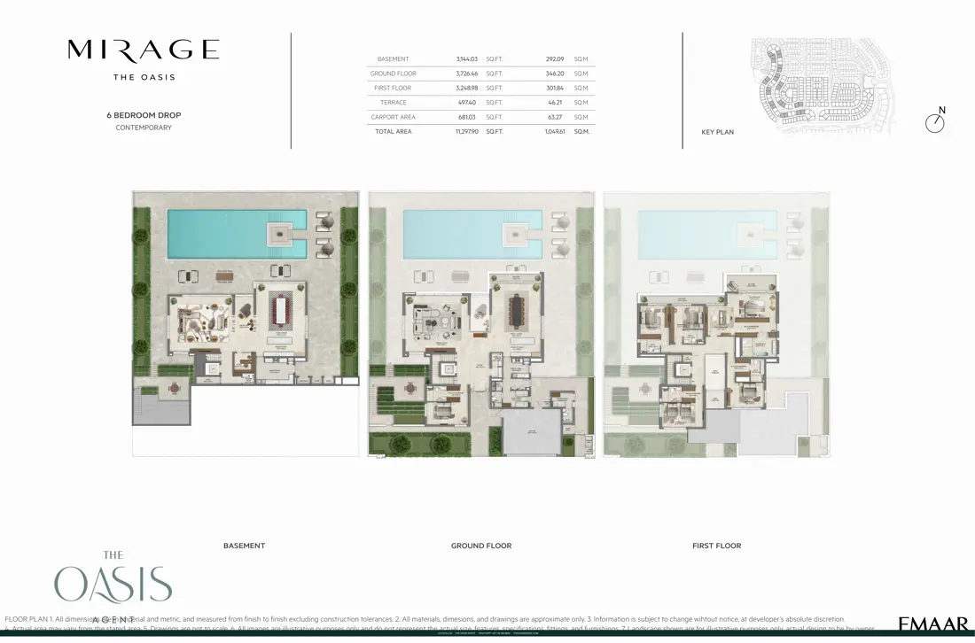 6 bedroom drop contemporary floor plan