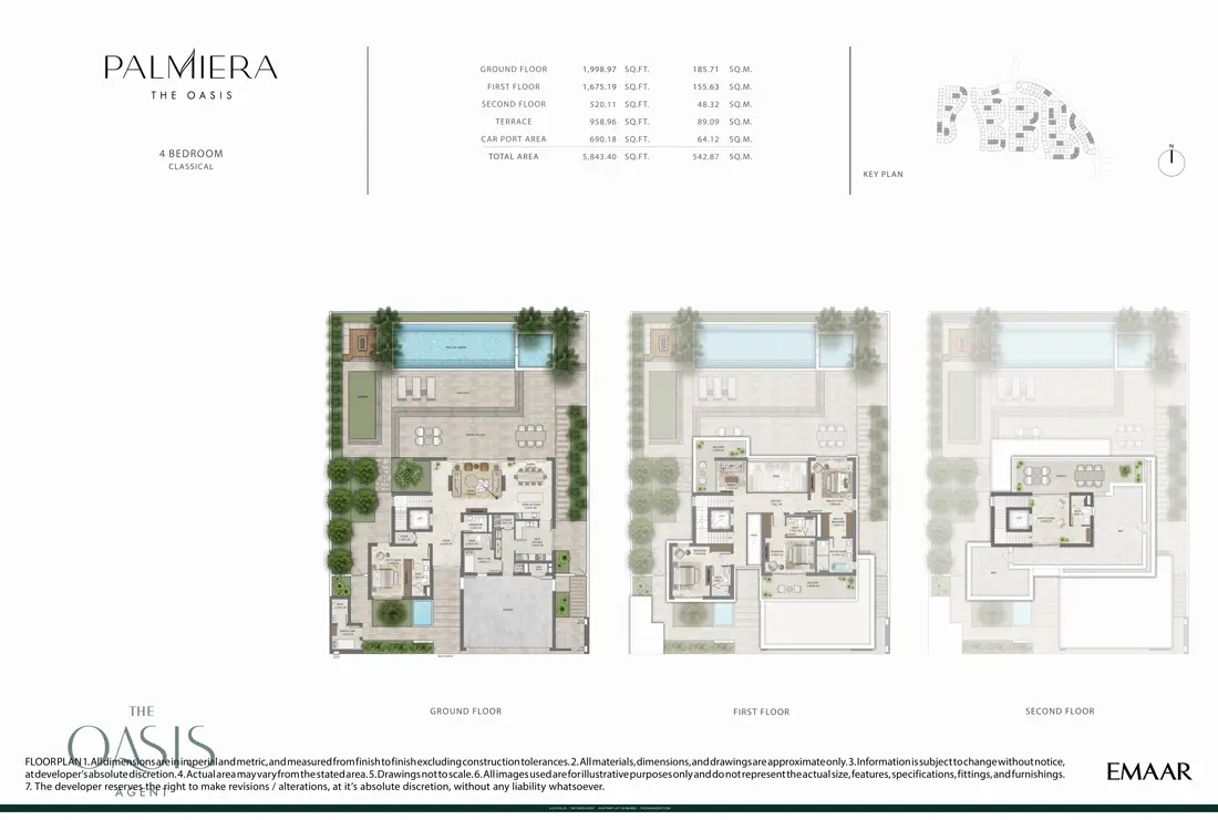 4 bedroom classical floor plan