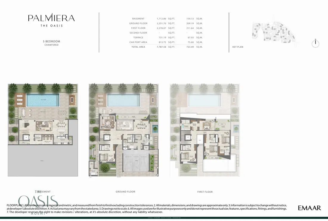 5 bedroom type 2 chamfered floor plan