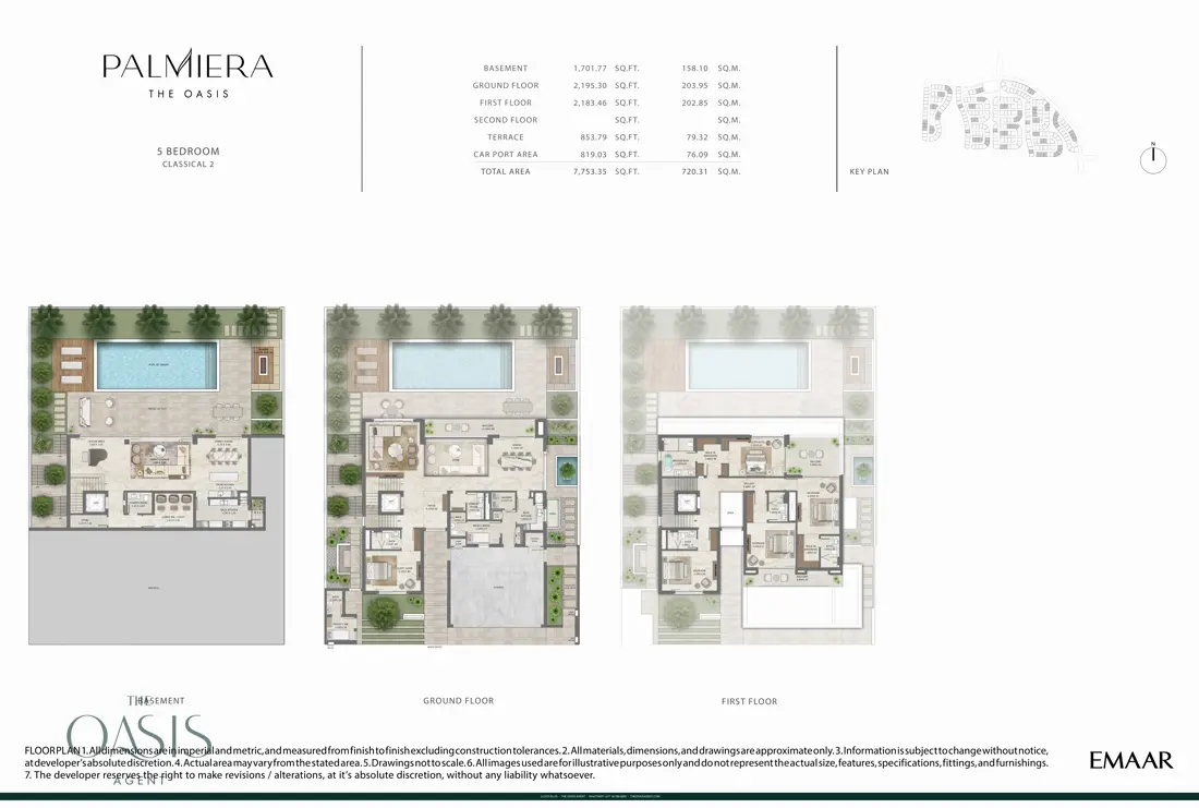 5 bedroom type 2 classical floor plan