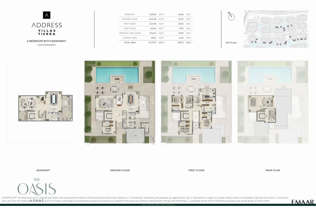 6 bedroom floor plan