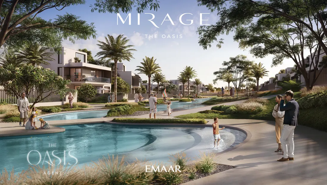 The Oasis by Emaar, mirage render