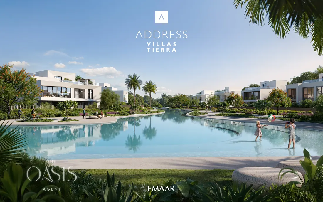 The Oasis by Emaar, tierra render