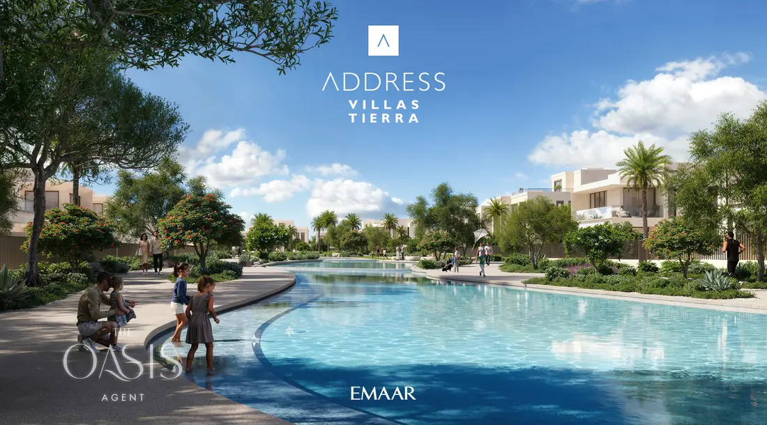 The Oasis by Emaar, tierra render
