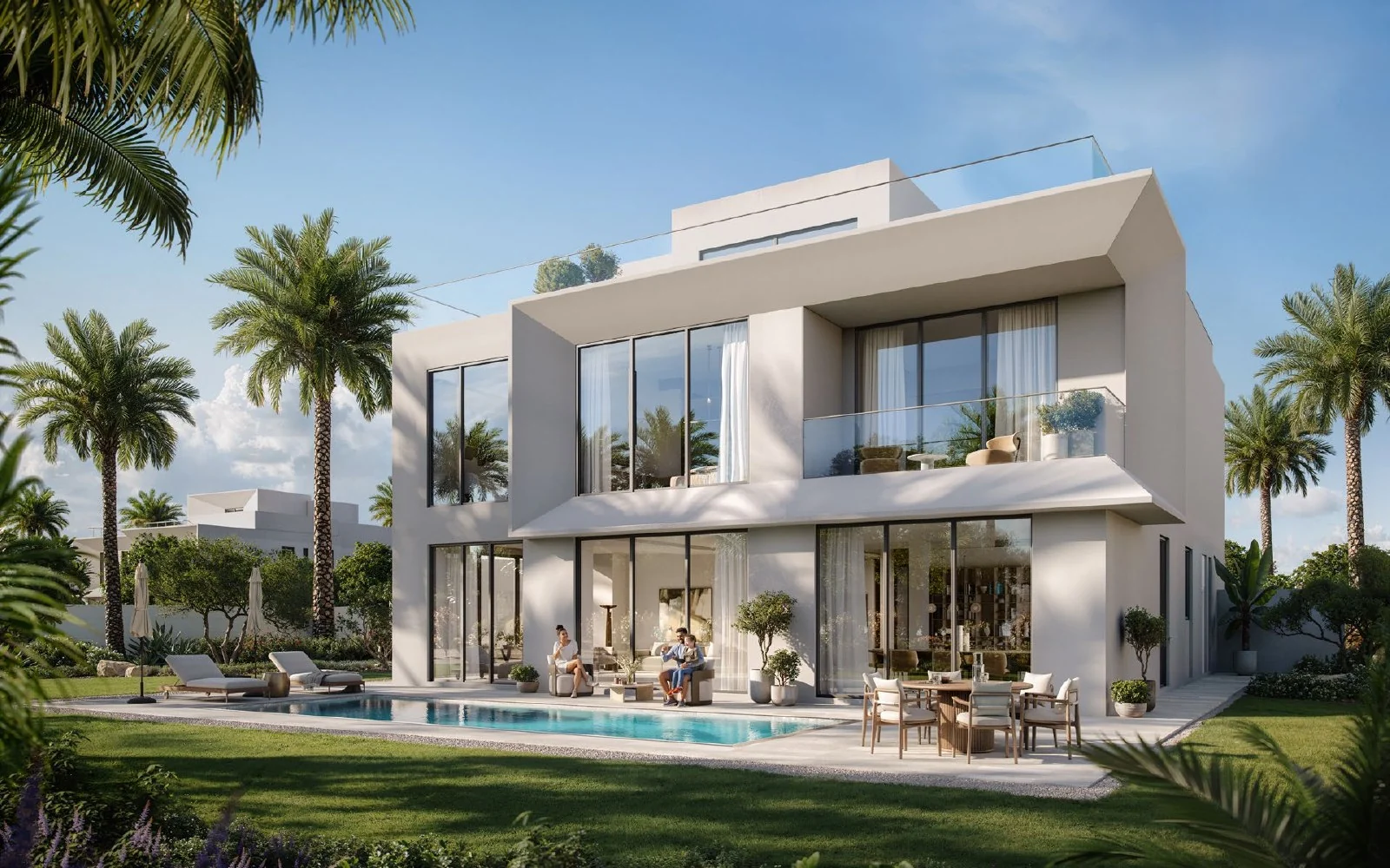 Mareva contemporary villa with pool