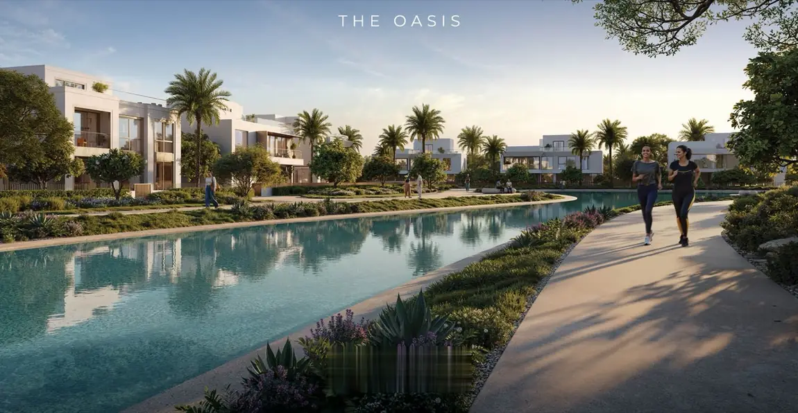 The Oasis swimmable lagoon