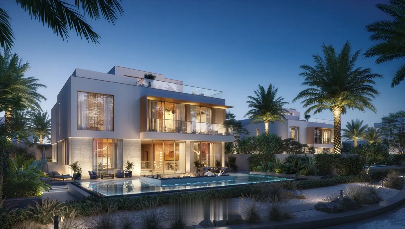 Mirage villa facing the water at The Oasis