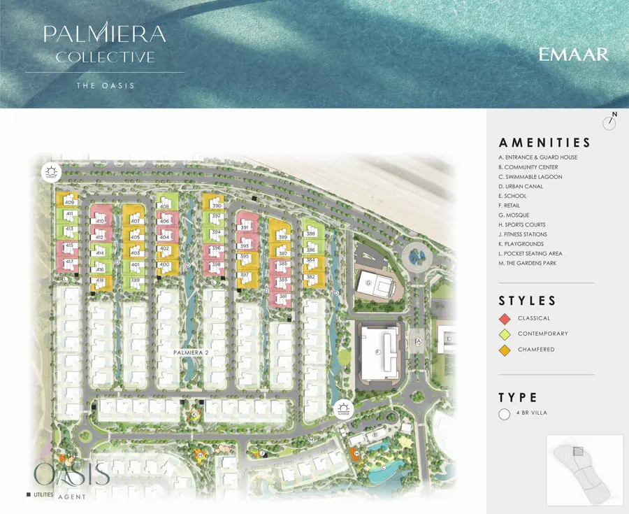 Palmiera Collective cluster masterplan