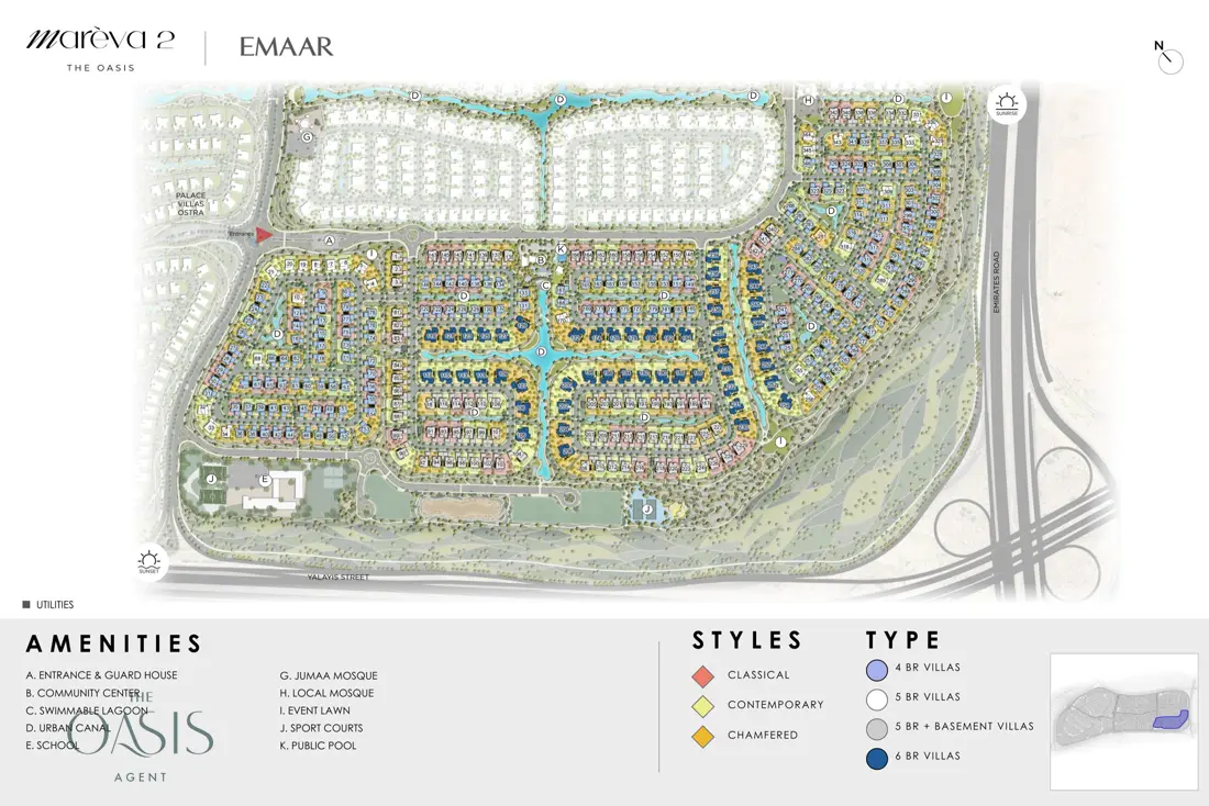 Mar&egrave;va 2 cluster masterplan