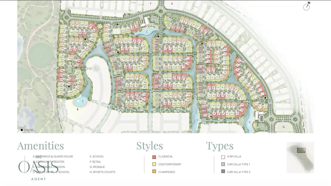 Palmiera 1 cluster masterplan